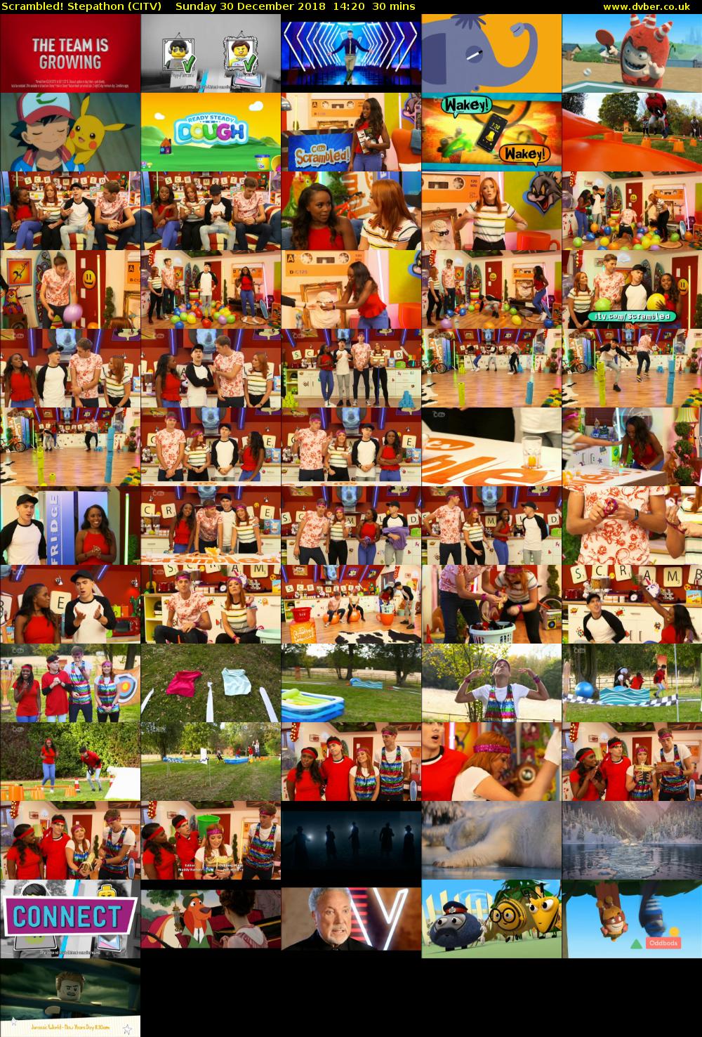 Scrambled! Stepathon (CITV) Sunday 30 December 2018 14:20 - 14:50