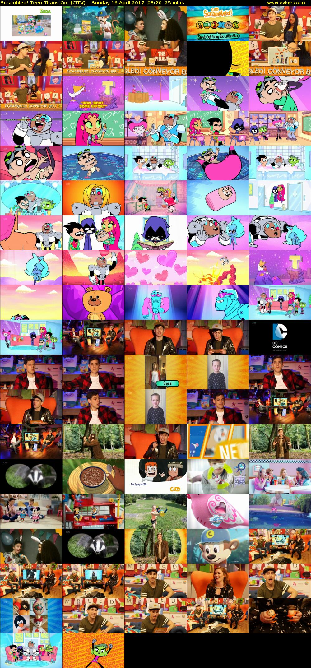 Scrambled! Teen Titans Go! (CITV) Sunday 16 April 2017 08:20 - 08:45