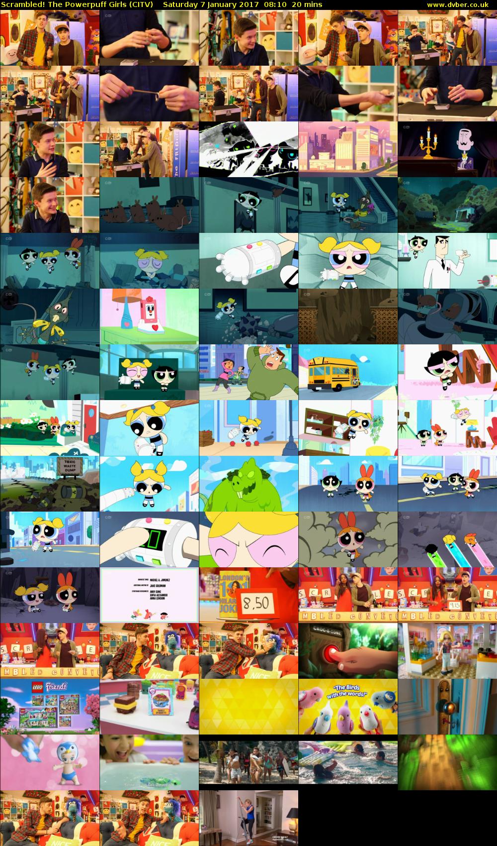 Scrambled! The Powerpuff Girls (CITV) Saturday 7 January 2017 08:10 - 08:30