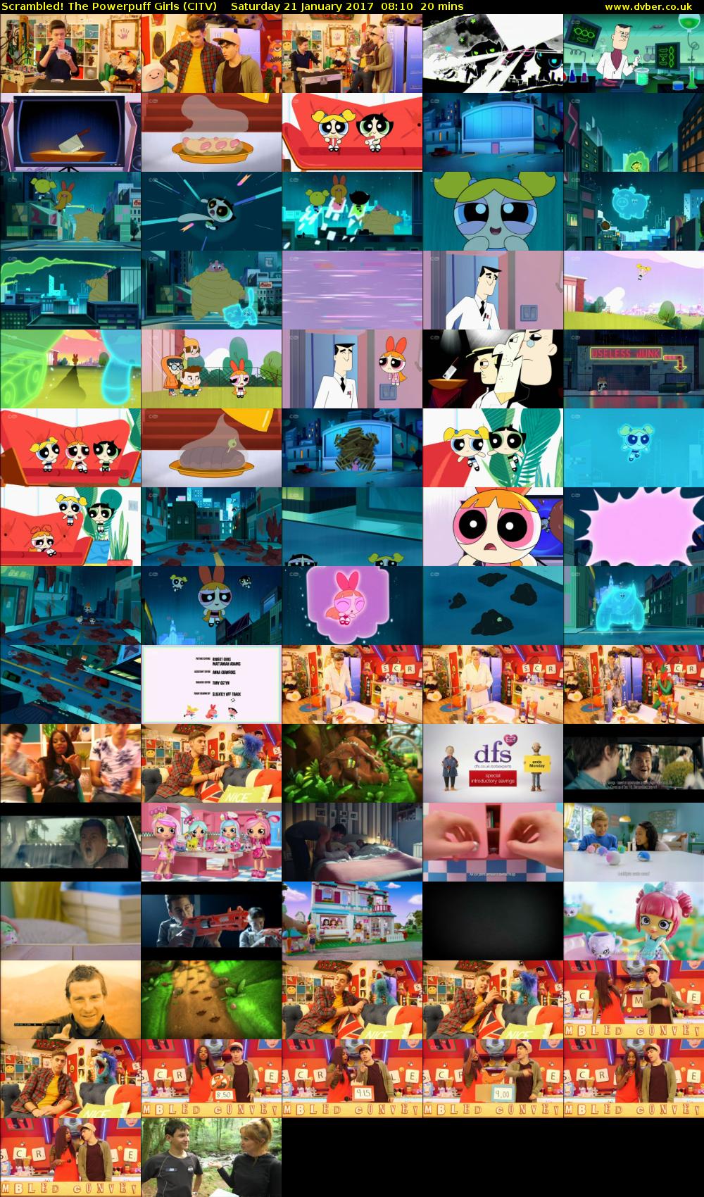 Scrambled! The Powerpuff Girls (CITV) Saturday 21 January 2017 08:10 - 08:30