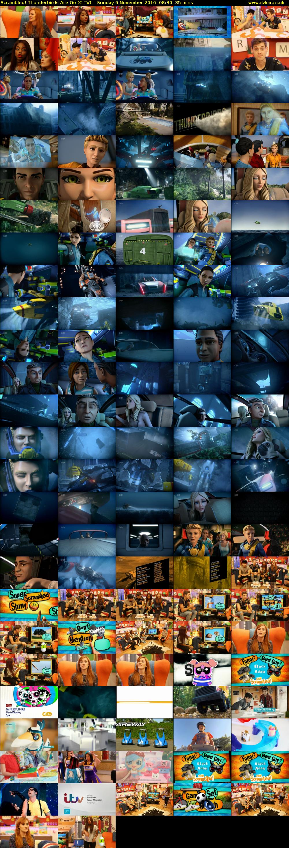 Scrambled! Thunderbirds Are Go (CITV) Sunday 6 November 2016 08:30 - 09:05
