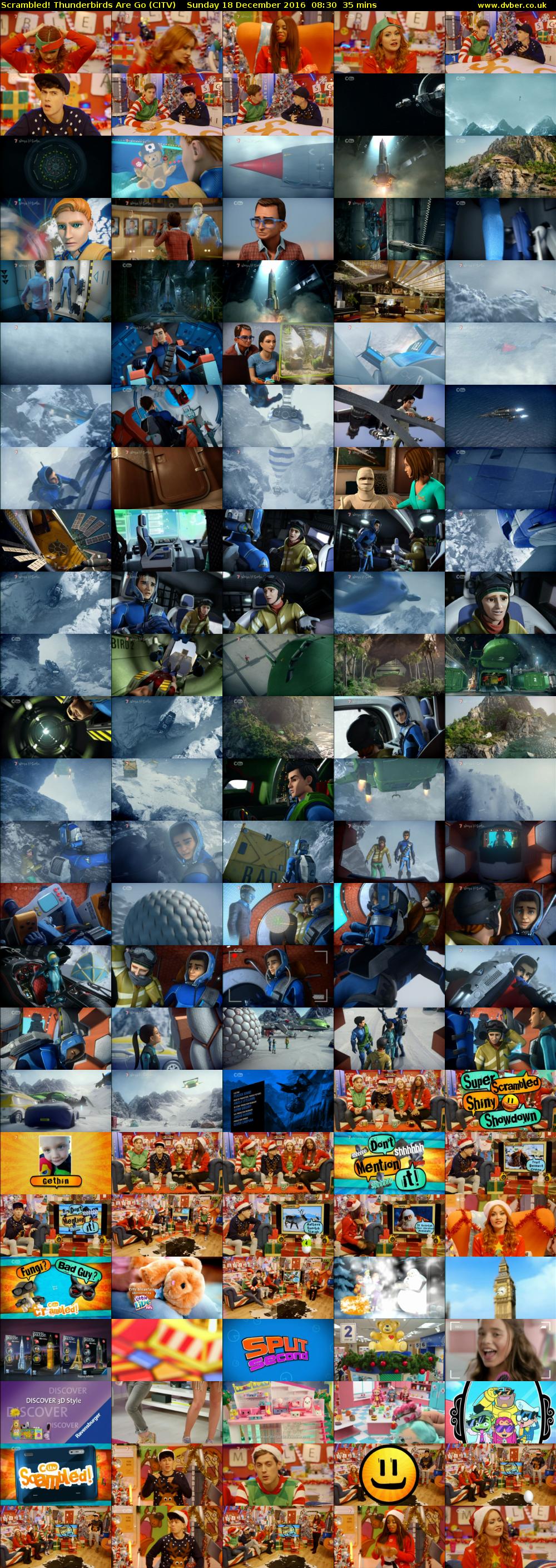 Scrambled! Thunderbirds Are Go (CITV) Sunday 18 December 2016 08:30 - 09:05