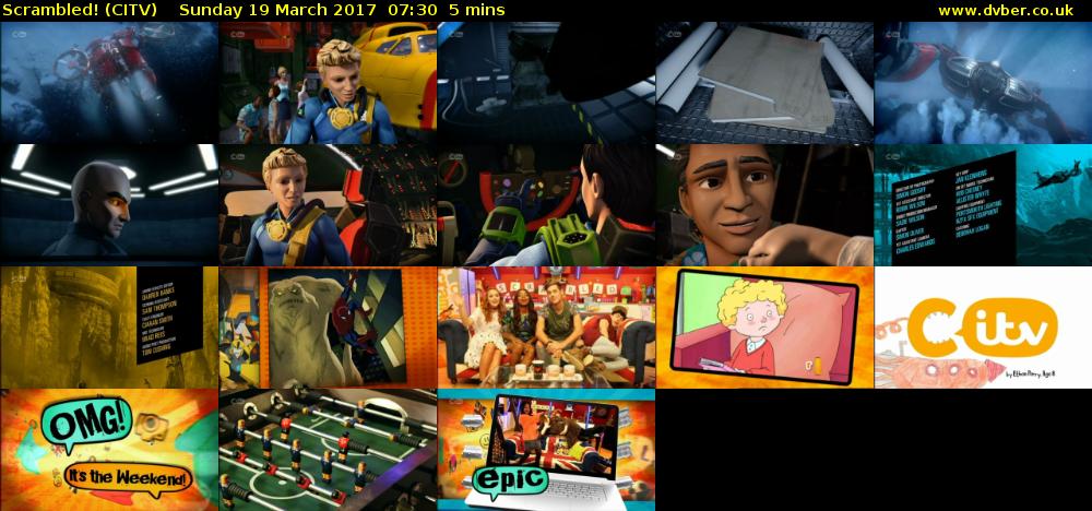 Scrambled! (CITV) Sunday 19 March 2017 07:30 - 07:35