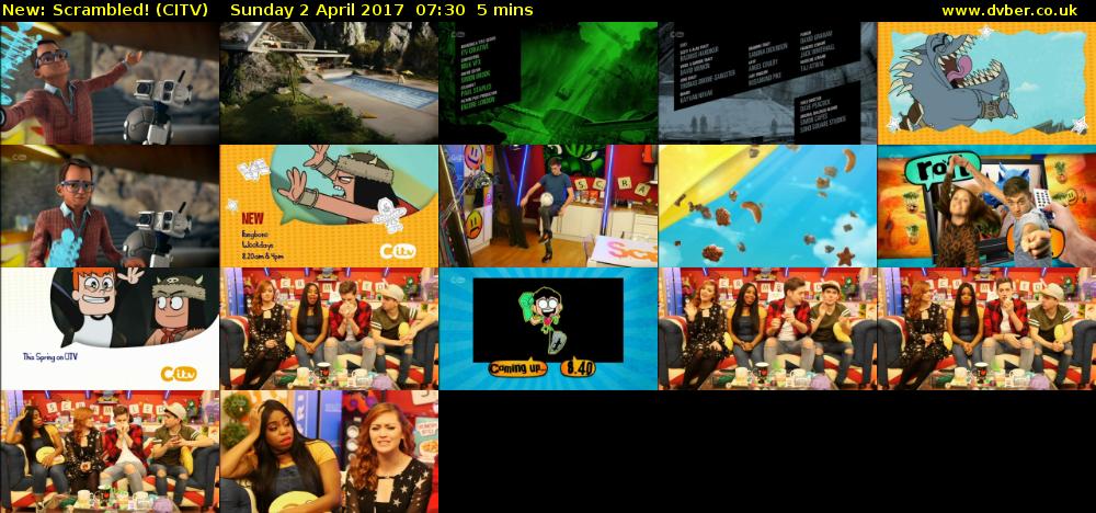 Scrambled! (CITV) Sunday 2 April 2017 07:30 - 07:35