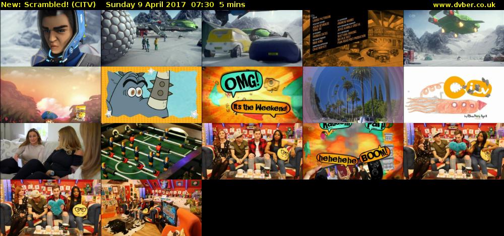 Scrambled! (CITV) Sunday 9 April 2017 07:30 - 07:35