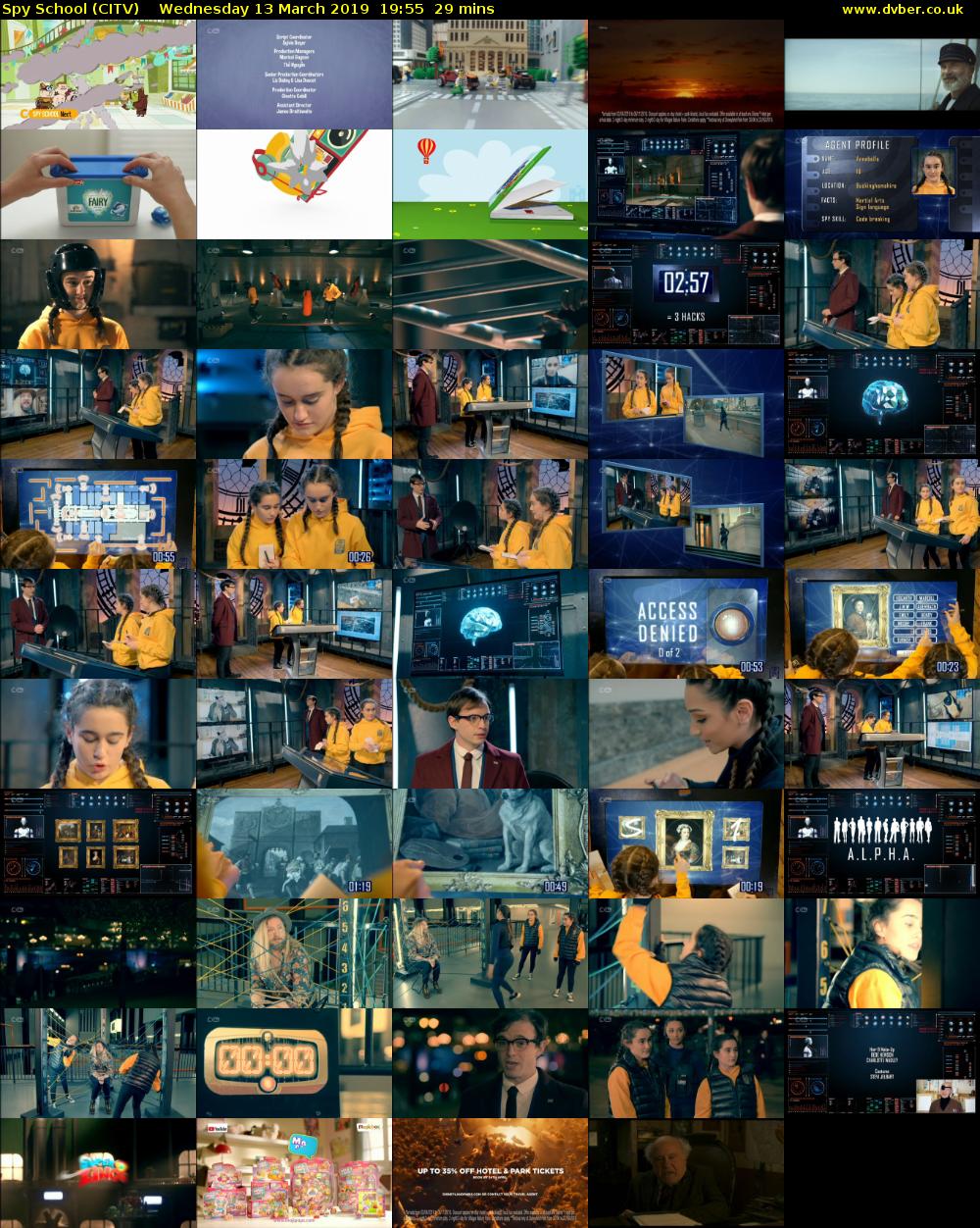 Spy School (CITV) Wednesday 13 March 2019 19:55 - 20:24