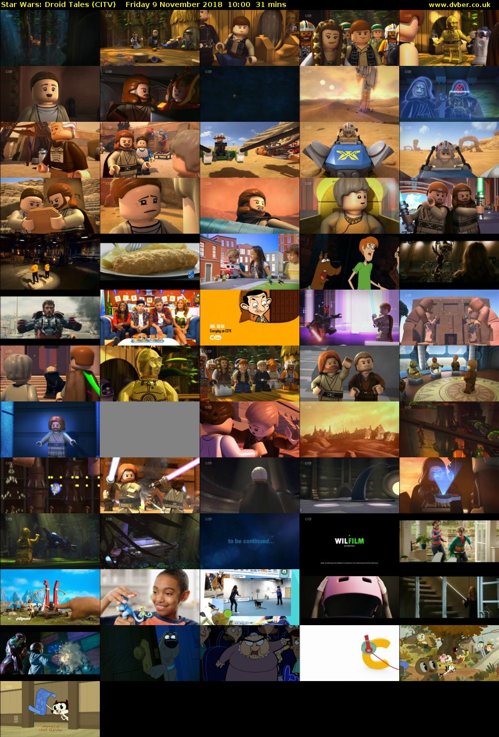 Star Wars: Droid Tales (CITV) Friday 9 November 2018 10:00 - 10:31