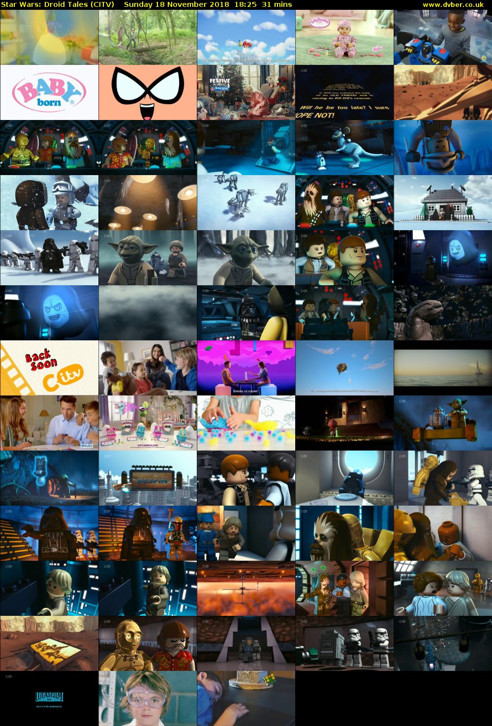 Star Wars: Droid Tales (CITV) Sunday 18 November 2018 18:25 - 18:56