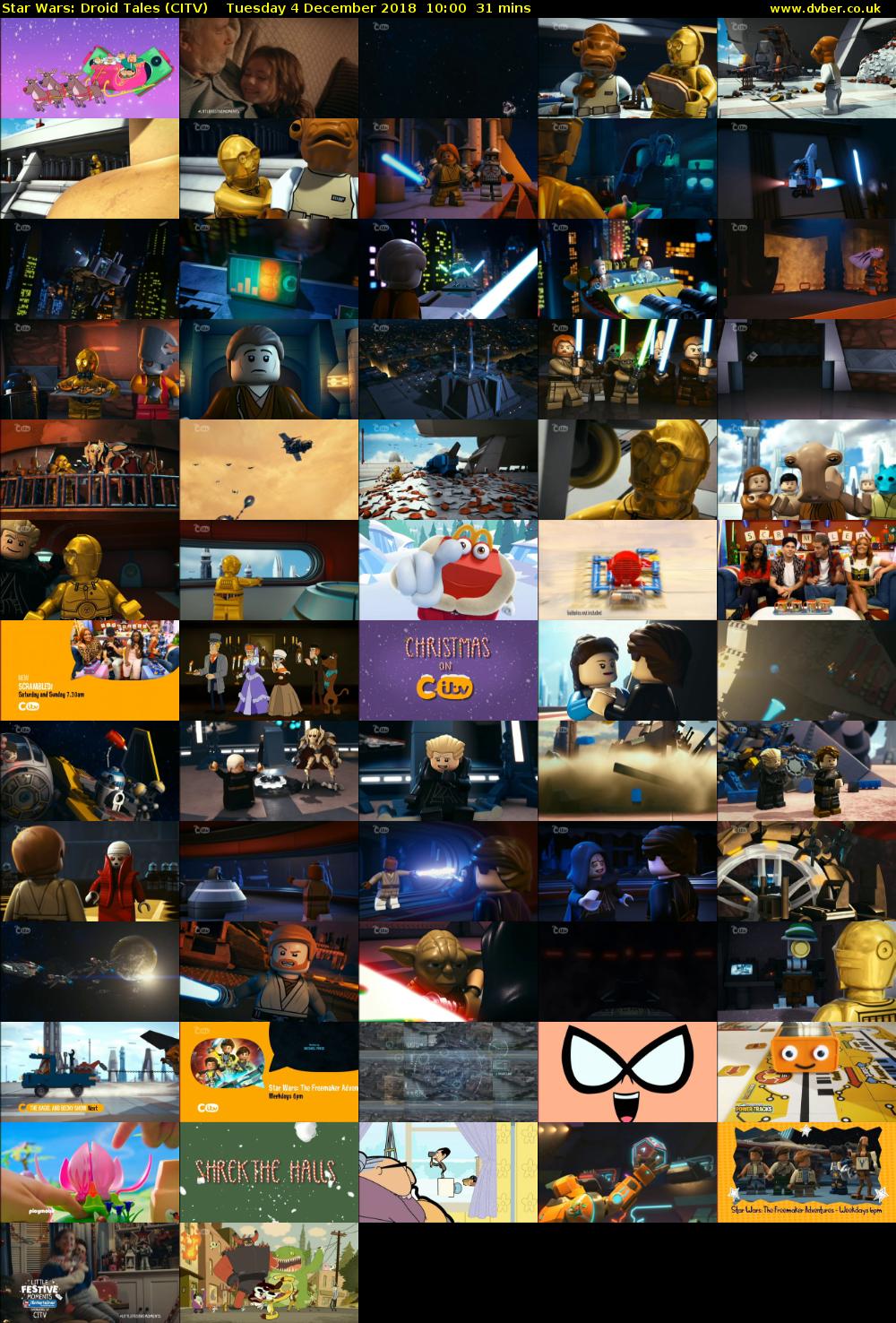 Star Wars: Droid Tales (CITV) Tuesday 4 December 2018 10:00 - 10:31
