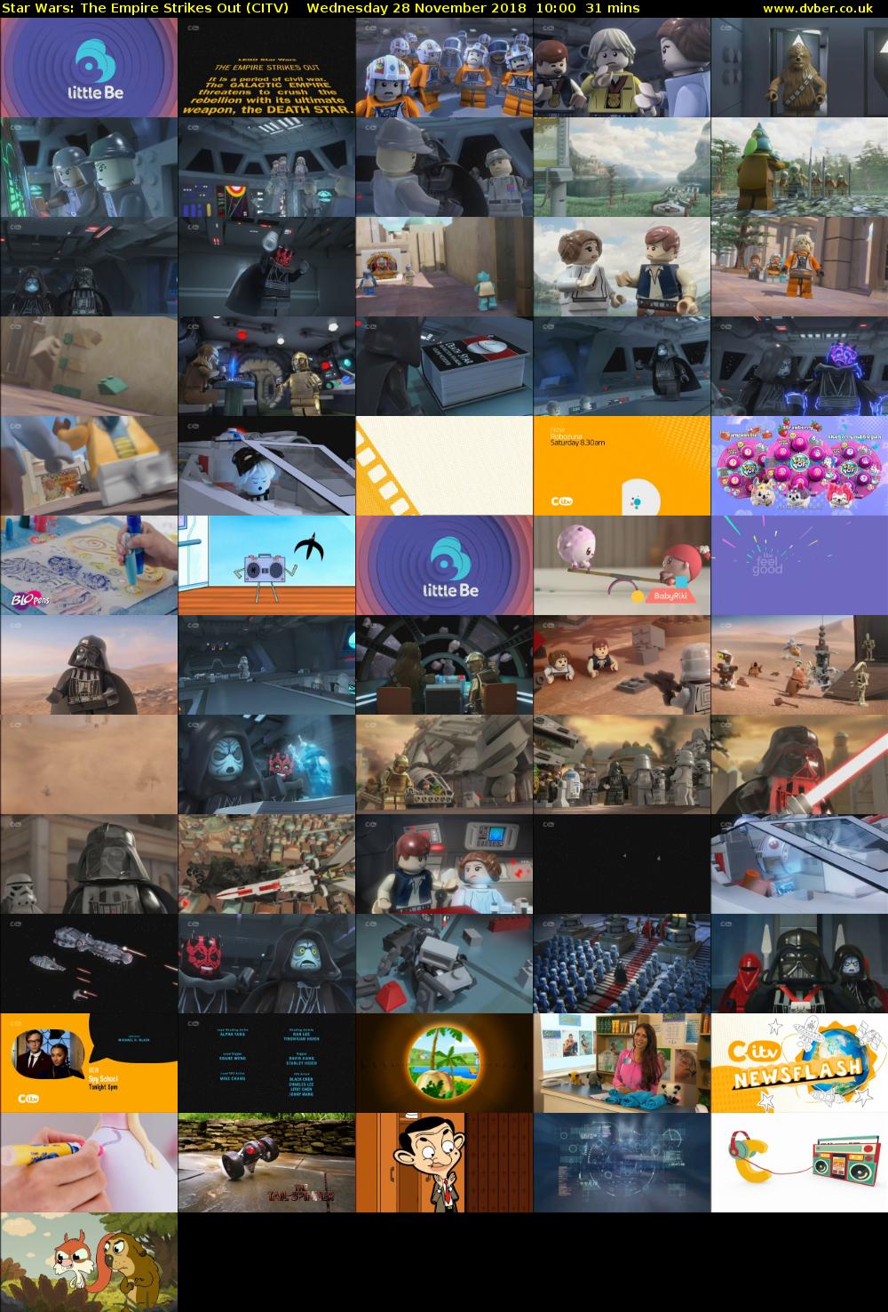 Star Wars: The Empire Strikes Out (CITV) Wednesday 28 November 2018 10:00 - 10:31