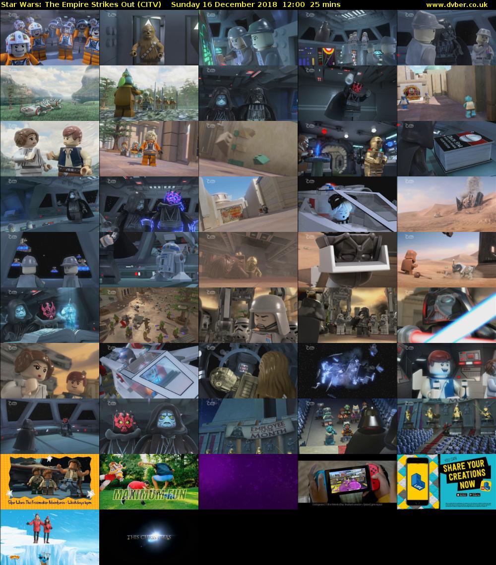 Star Wars: The Empire Strikes Out (CITV) Sunday 16 December 2018 12:00 - 12:25