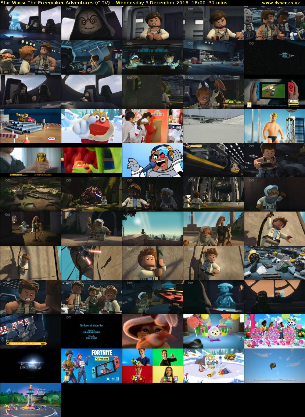 Star Wars: The Freemaker Adventures (CITV) Wednesday 5 December 2018 18:00 - 18:31
