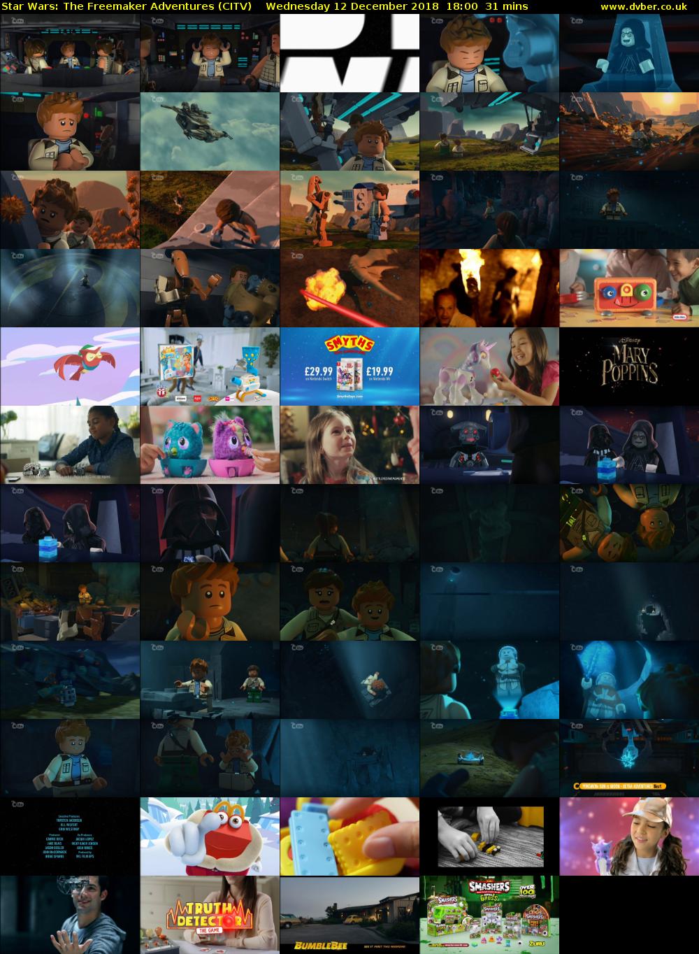 Star Wars: The Freemaker Adventures (CITV) Wednesday 12 December 2018 18:00 - 18:31