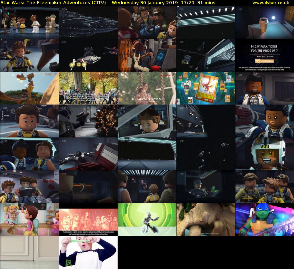 Star Wars: The Freemaker Adventures (CITV) Wednesday 30 January 2019 17:29 - 18:00