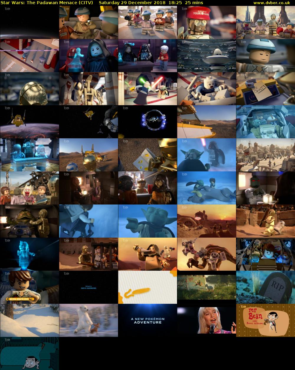 Star Wars: The Padawan Menace (CITV) Saturday 29 December 2018 18:25 - 18:50