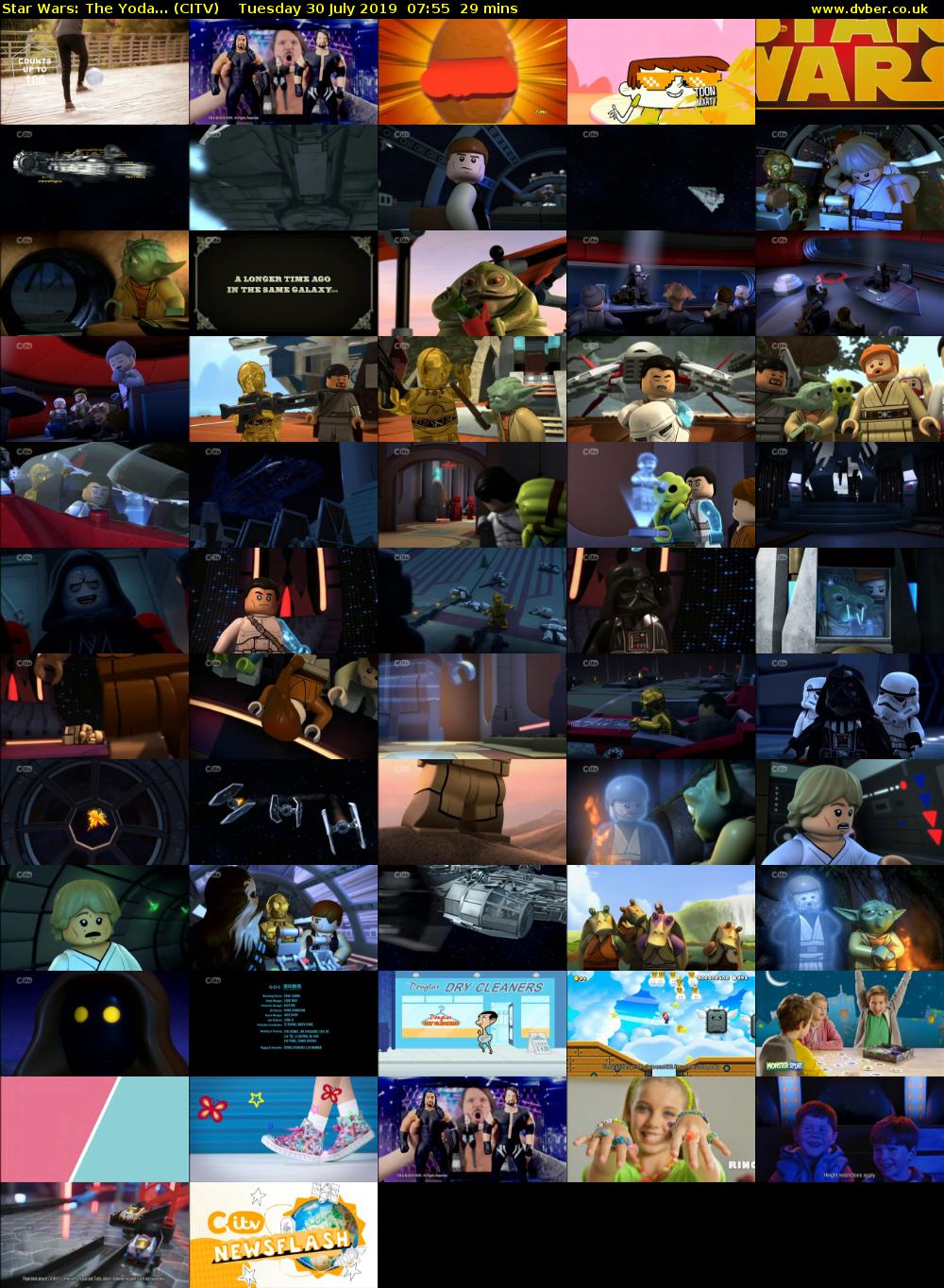 Star Wars: The Yoda... (CITV) Tuesday 30 July 2019 07:55 - 08:24