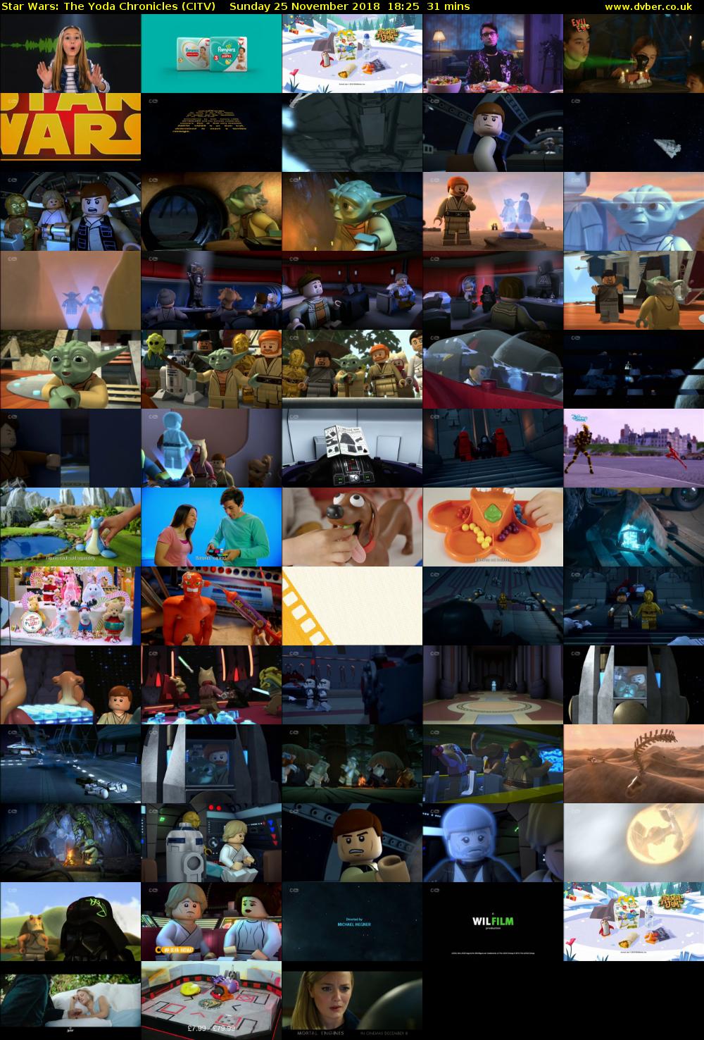 Star Wars: The Yoda Chronicles (CITV) Sunday 25 November 2018 18:25 - 18:56