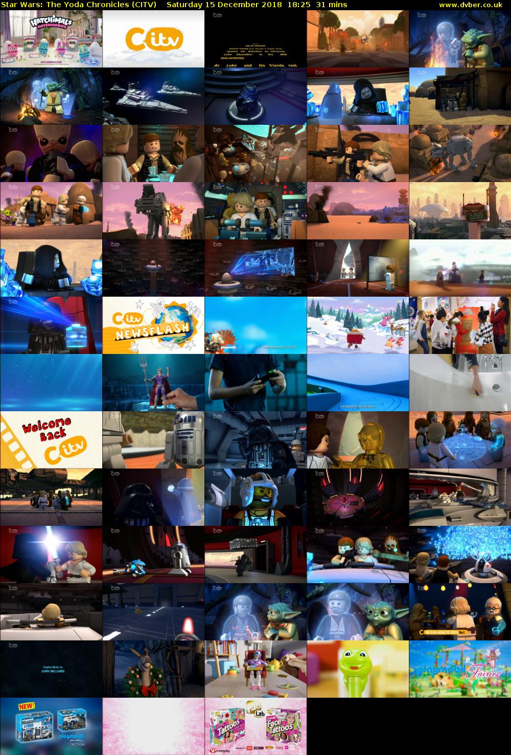 Star Wars: The Yoda Chronicles (CITV) Saturday 15 December 2018 18:25 - 18:56