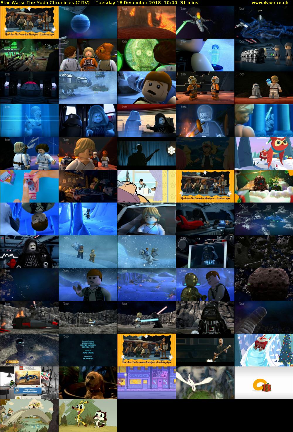 Star Wars: The Yoda Chronicles (CITV) Tuesday 18 December 2018 10:00 - 10:31