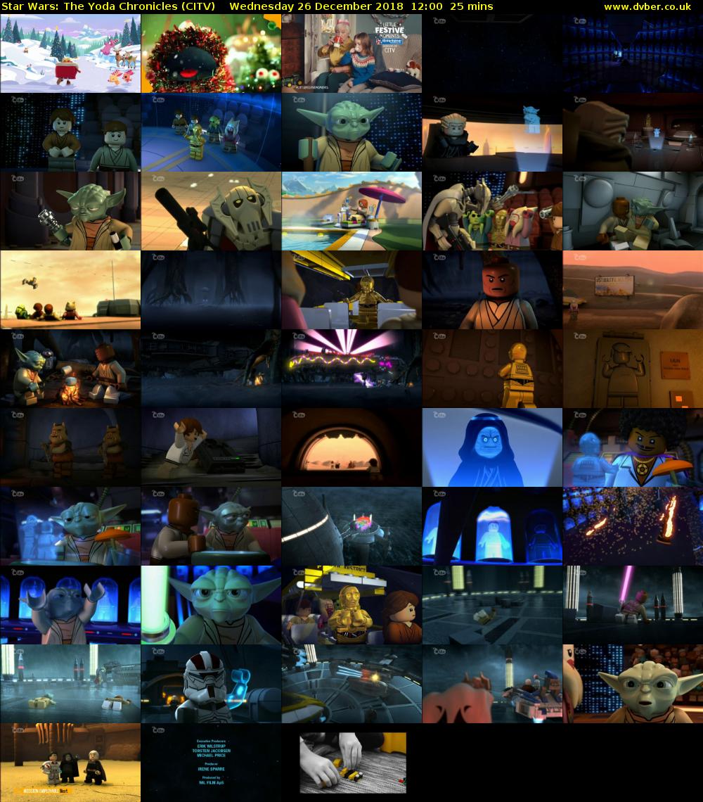 Star Wars: The Yoda Chronicles (CITV) Wednesday 26 December 2018 12:00 - 12:25