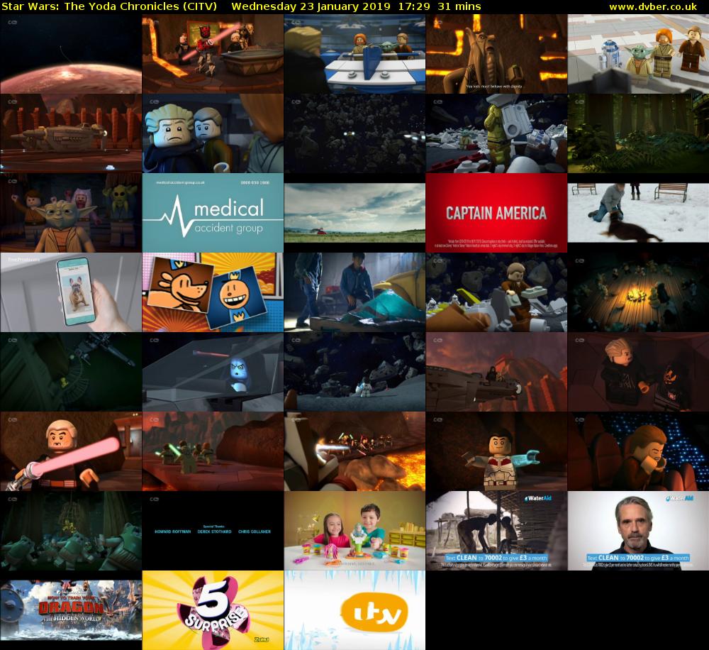 Star Wars: The Yoda Chronicles (CITV) Wednesday 23 January 2019 17:29 - 18:00