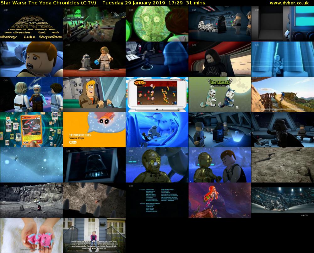 Star Wars: The Yoda Chronicles (CITV) Tuesday 29 January 2019 17:29 - 18:00