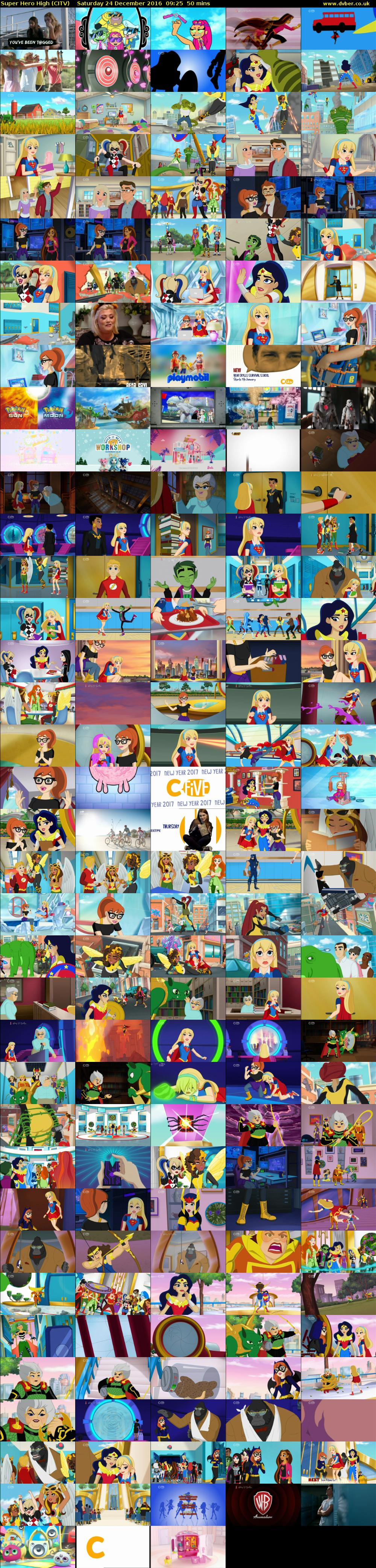Super Hero High (CITV) Saturday 24 December 2016 09:25 - 10:15