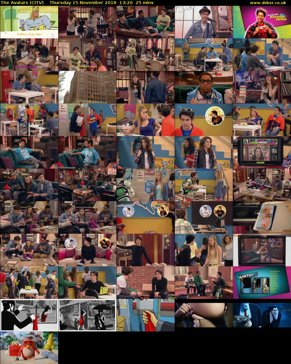 The Avatars (CITV) Thursday 15 November 2018 13:20 - 13:45