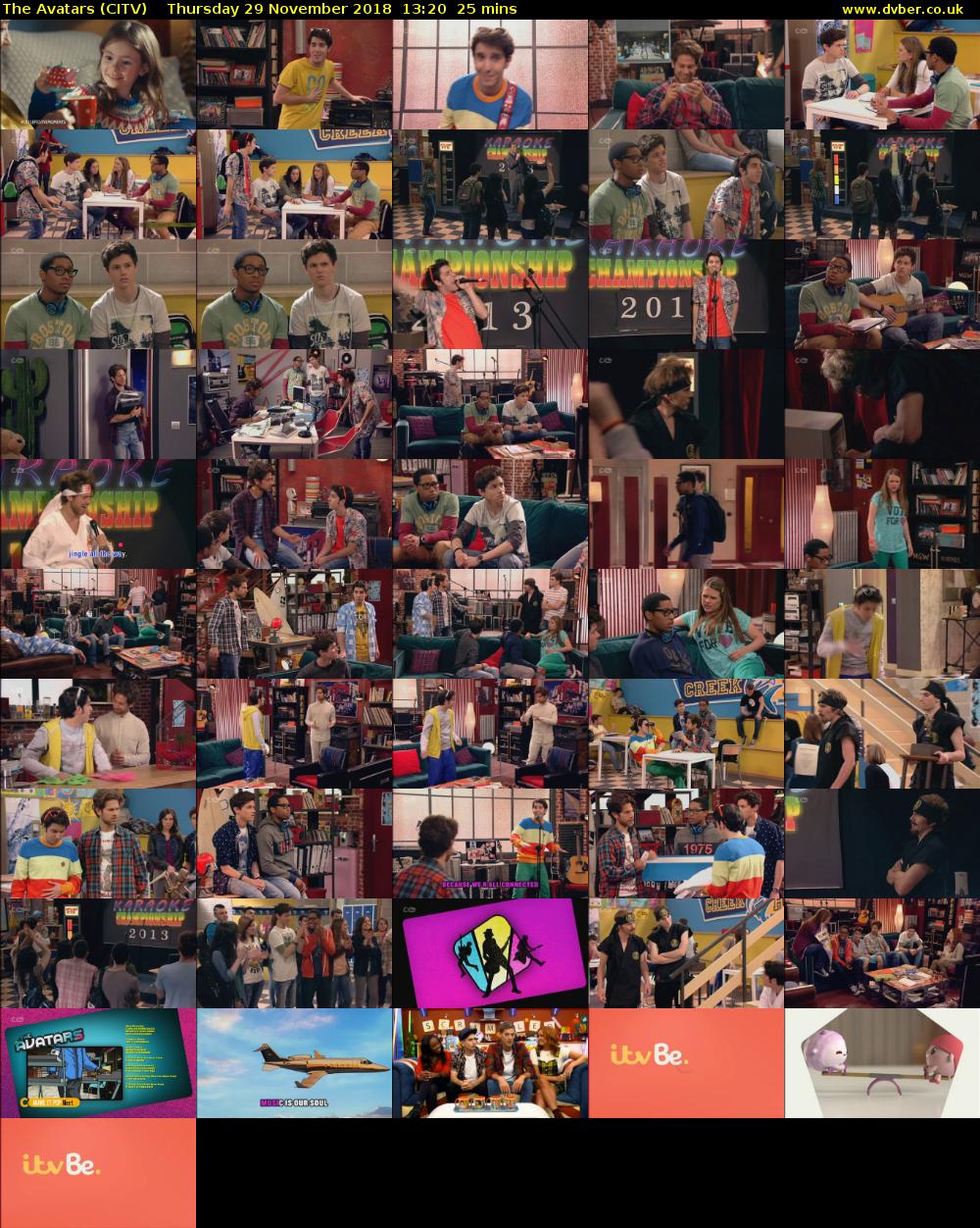 The Avatars (CITV) Thursday 29 November 2018 13:20 - 13:45