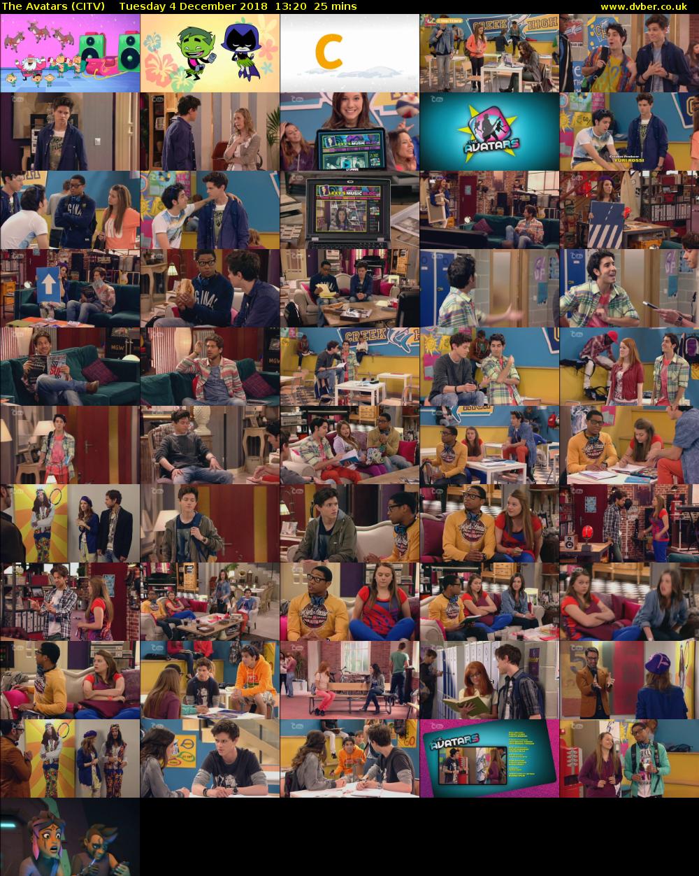 The Avatars (CITV) Tuesday 4 December 2018 13:20 - 13:45