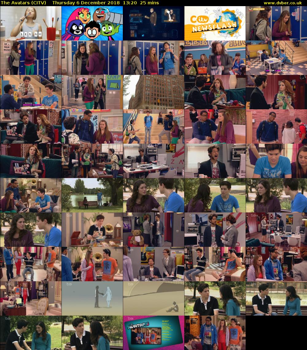 The Avatars (CITV) Thursday 6 December 2018 13:20 - 13:45