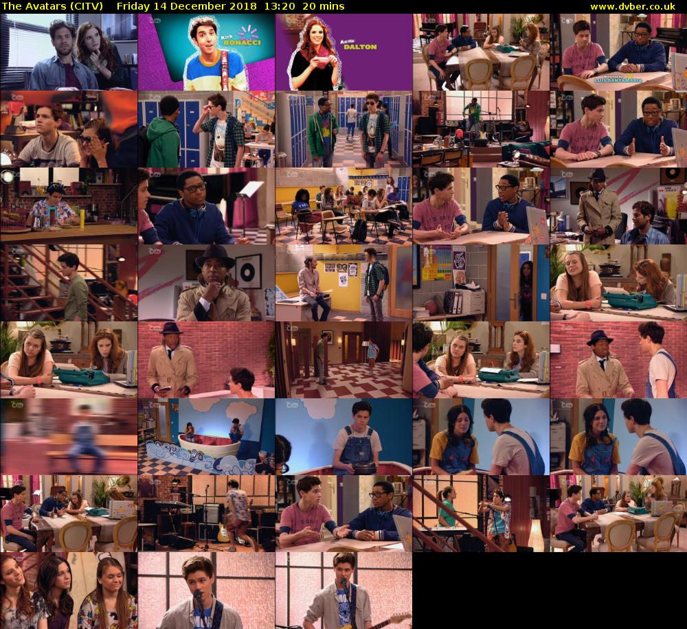 The Avatars (CITV) Friday 14 December 2018 13:20 - 13:40