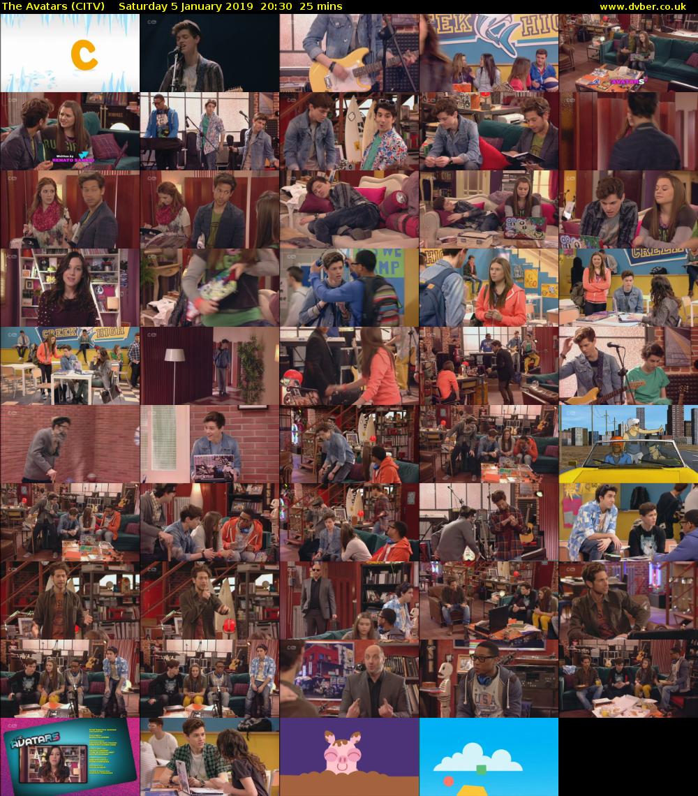 The Avatars (CITV) Saturday 5 January 2019 20:30 - 20:55