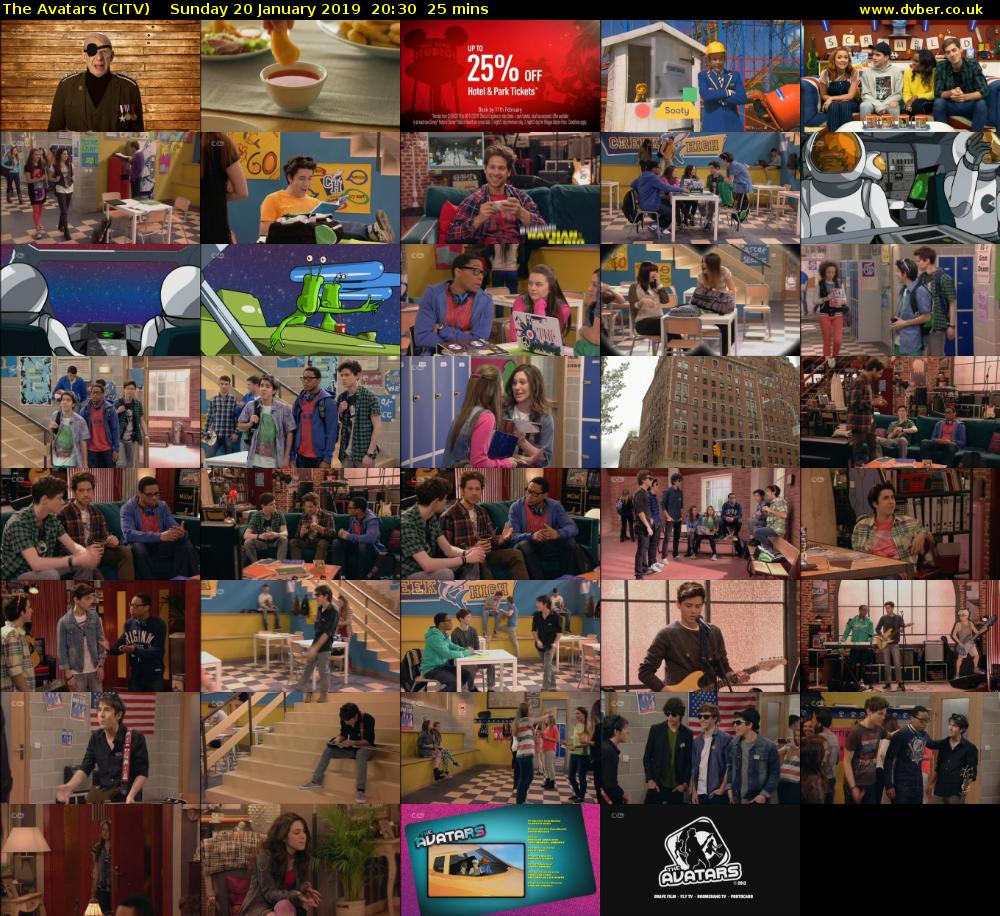 The Avatars (CITV) Sunday 20 January 2019 20:30 - 20:55