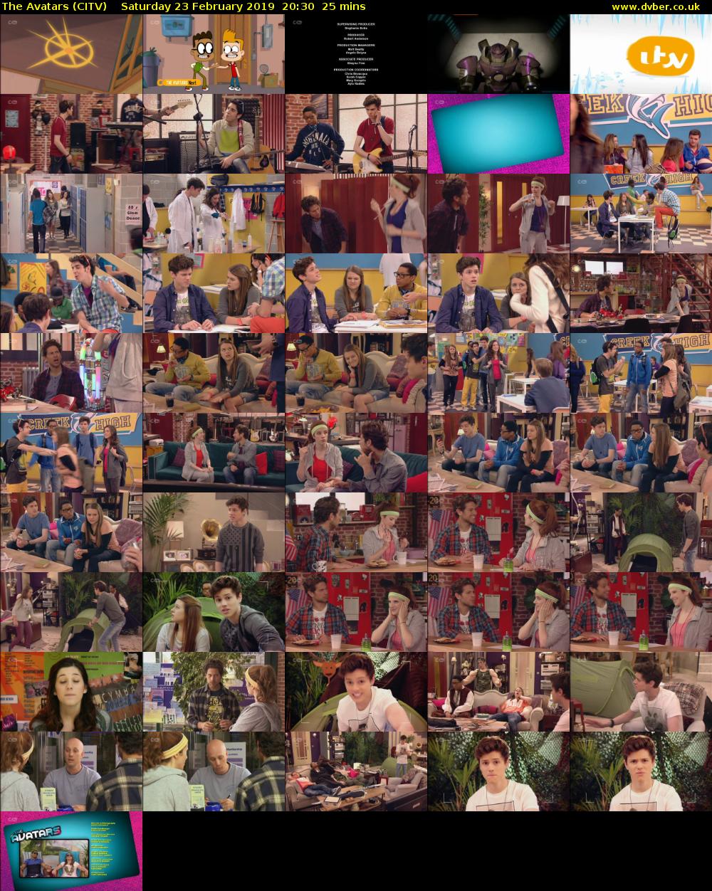 The Avatars (CITV) Saturday 23 February 2019 20:30 - 20:55