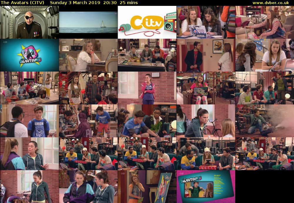 The Avatars (CITV) Sunday 3 March 2019 20:30 - 20:55