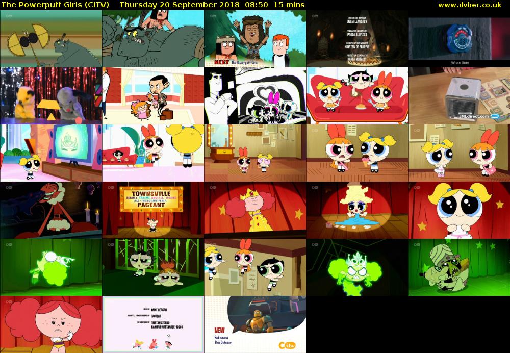 The Powerpuff Girls (CITV) Thursday 20 September 2018 08:50 - 09:05