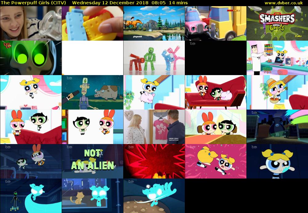 The Powerpuff Girls (CITV) Wednesday 12 December 2018 08:05 - 08:19