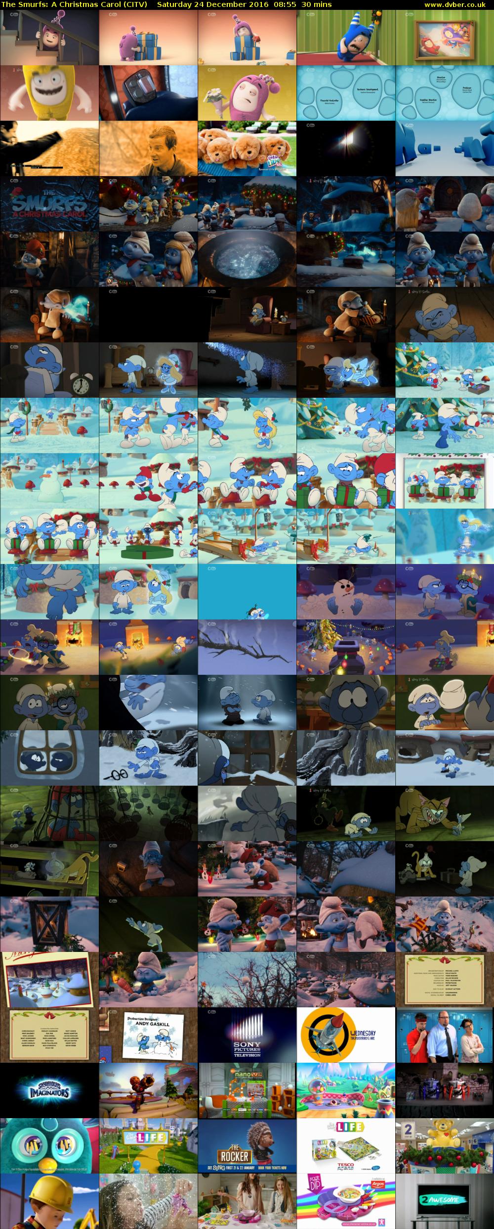 The Smurfs: A Christmas Carol (CITV) Saturday 24 December 2016 08:55 - 09:25