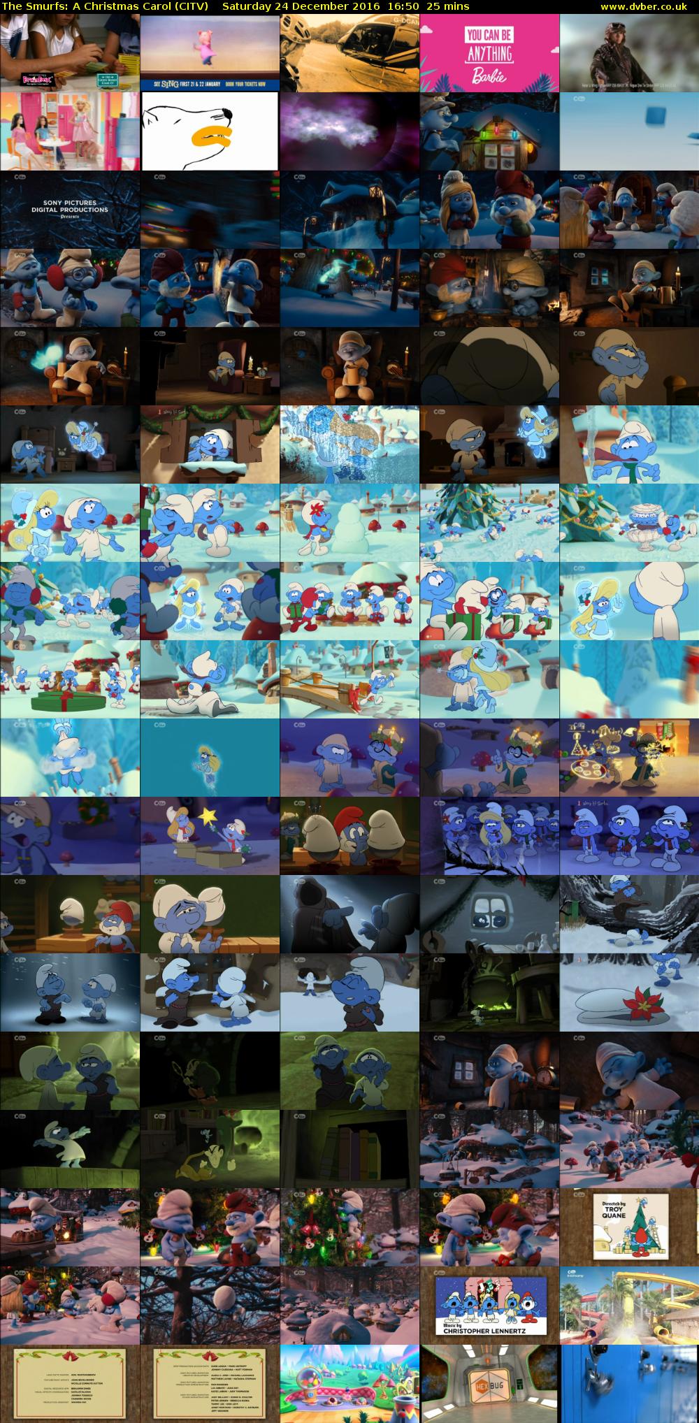 The Smurfs: A Christmas Carol (CITV) Saturday 24 December 2016 16:50 - 17:15