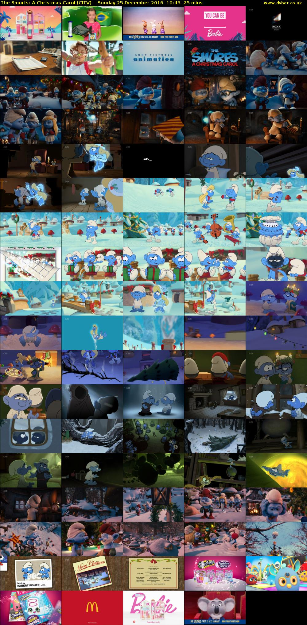The Smurfs: A Christmas Carol (CITV) Sunday 25 December 2016 10:45 - 11:10
