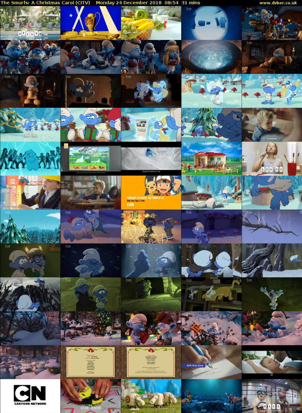 The Smurfs: A Christmas Carol (CITV) Monday 24 December 2018 08:54 - 09:25