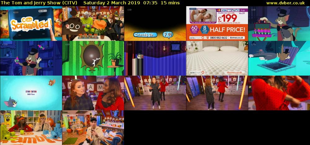 The Tom and Jerry Show (CITV) Saturday 2 March 2019 07:35 - 07:50