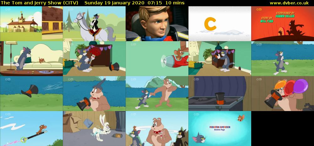 The Tom and Jerry Show (CITV) Sunday 19 January 2020 07:15 - 07:25