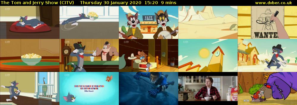 The Tom and Jerry Show (CITV) Thursday 30 January 2020 15:20 - 15:29