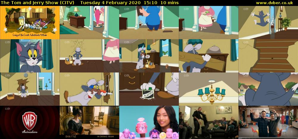 The Tom and Jerry Show (CITV) Tuesday 4 February 2020 15:10 - 15:20