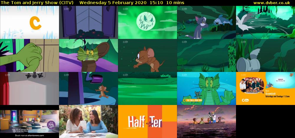 The Tom and Jerry Show (CITV) Wednesday 5 February 2020 15:10 - 15:20
