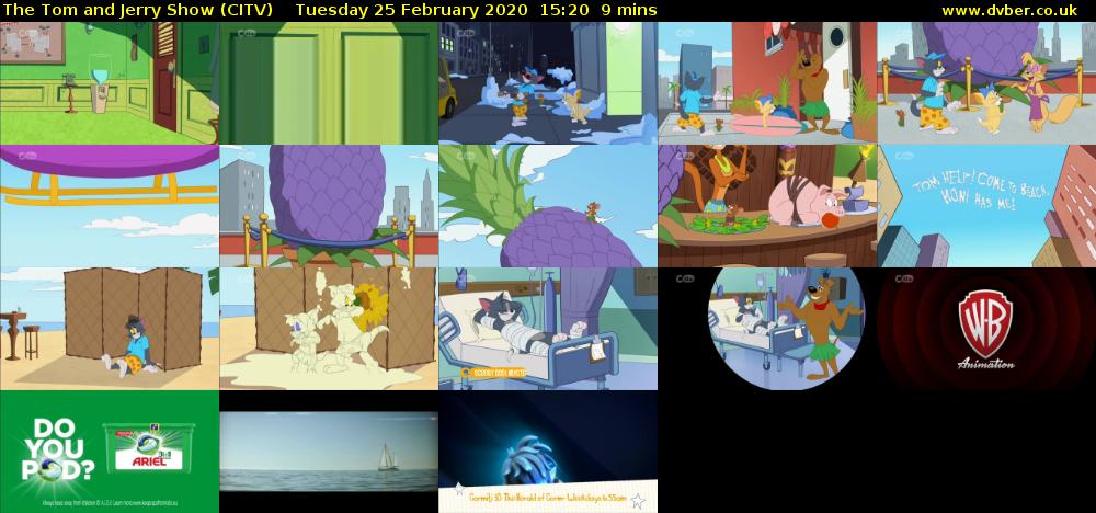 The Tom and Jerry Show (CITV) Tuesday 25 February 2020 15:20 - 15:29