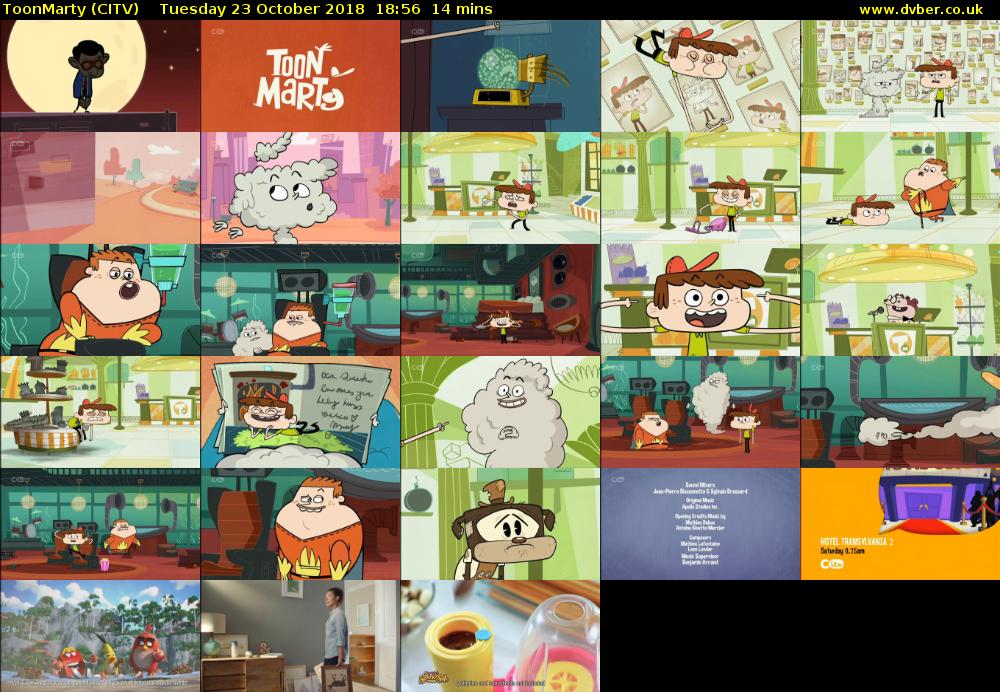 ToonMarty (CITV) Tuesday 23 October 2018 18:56 - 19:10