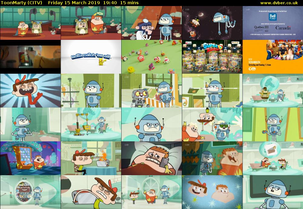 ToonMarty (CITV) Friday 15 March 2019 19:40 - 19:55